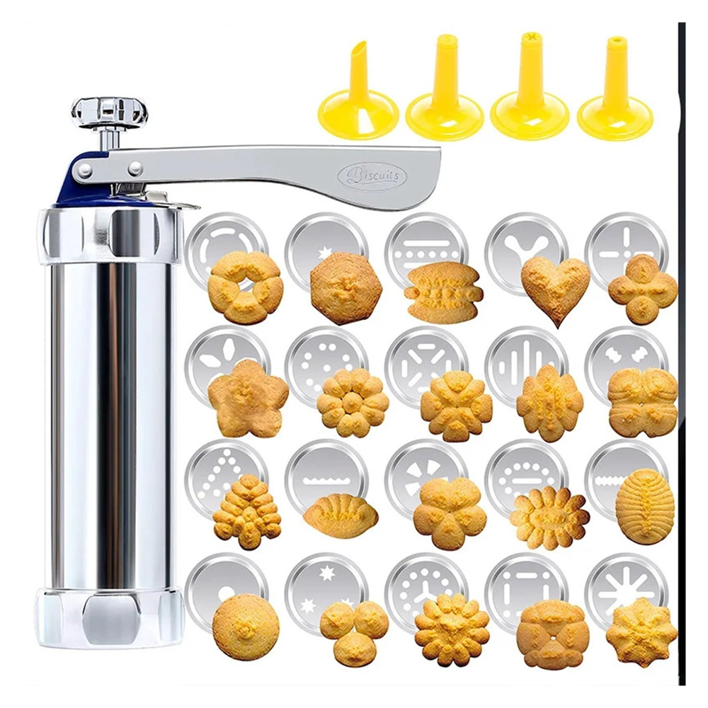 Churros Maker Gun - Kit Pistola per Biscotti in Alluminio,